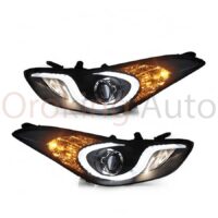 Đèn pha Hyundai Elantra 2010 - 2014 mẫu 1 nguyên cụm khắc phục hạn chế của thiết kế nguyên bản