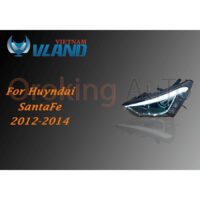 Độ đèn pha Hyundai Santafe 2012 - 2014 mẫu TLZ nguyên cụm tại OroKing Auto