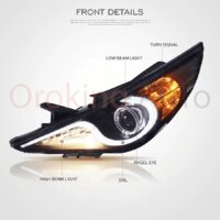 Đèn pha Hyundai Sonata 2008 - 2013 nguyên cụm khắc phục hạn chế của thiết kế nguyên bản