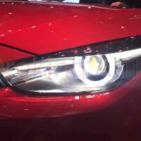 Đèn pha Mazda 3 2017 - 2019 mẫu 2.0 nguyên cụm khắc phục hạn chế của thiết kế nguyên bản