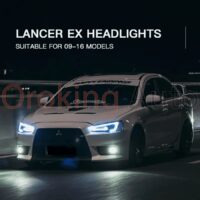 Độ đèn pha Mitsubishi Lancer 2008 - 2016 nguyên cụm tại OroKing Auto