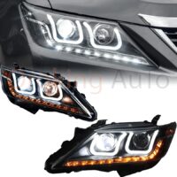Độ đèn pha Toyota Camry 2012 - 2015 mẫu 2U nguyên cụm tại OroKing Auto