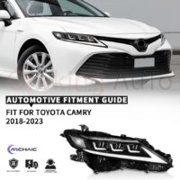 Đèn pha Toyota Camry 2019 - 2021 mẫu Lexus nguyên cụm khắc phục hạn chế của thiết kế nguyên bản