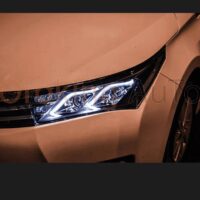 Độ đèn pha Toyota Corrola 2014 - 2016 mẫu Mercedes nguyên cụm tại OroKing Auto