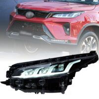 Đèn pha Toyota Fortuner 2021 mẫu bảng cao nguyên cụm khắc phục hạn chế của thiết kế nguyên bản