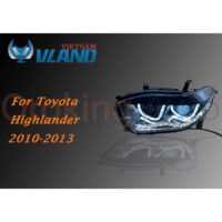 Độ đèn pha Toyota Highlander 2010 - 2013 mẫu BMW nguyên cụm tại OroKing Auto