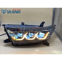 Độ đèn pha Toyota Highlander 2011 - 2013 mẫu 3 bi nguyên cụm tại OroKing Auto