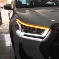 Độ đèn pha Toyota Hilux 2019+ mẫu 2 bi nguyên cụm tại OroKing Auto