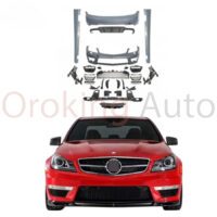 Độ body kit Mercedes C63 AMG cho xe Mercedes C-Class W204