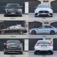 Độ body kit Mercedes C63 AMG cho xe Mercedes C-class W206