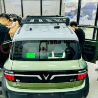 Cản chướng ngại vật bằng giá nóc xe VinFast VF3 vô cùng tuyệt vời