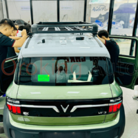 Combo baga nóc xe VinFast VF3 + 2 thanh ngang chịu được trọng lượng lớn