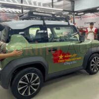 Giá nóc cho xe VinFast VF3 tạo độ thẩm mỹ, sang trọng cho xe