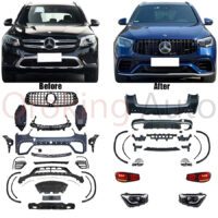 Trọn bộ Body Kit Mercedes GLC X253 2015 - 2019 Lên Mercedes GLC 63 2022