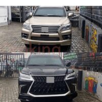 Trọn bộ Body Kit Lexus LX 570 2008 - 2017 Lên Lexus LX 570 2018