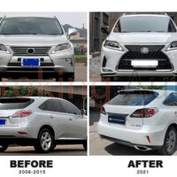 Trọn bộ Body Kit Lexus RX270 2009 - 2015 Lên Lexus RX270 2021
