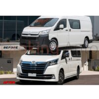 Lưới tản nhiệt đặc trưng Toyota Hiace Super Grandia 2023