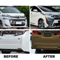 Trọn bộ Body Kit Toyota Vellfire 30 2015+ Lên Toyota Vellfire 30 2020