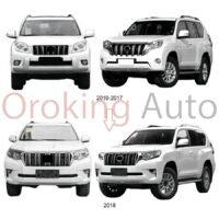 Lưới tản nhiệt đặc trưng Toyota Land Cruiser Prado 120 Series 2018