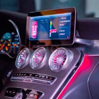 Lợi ích khi lắp đặt Cửa Gió Điều Hòa Tuabin Led 64 Màu Mẫu Mới 2022 Cho Xe Mercedes C-Class 2015 - 2022