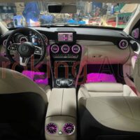 Địa chỉ lắp Loa xoay 3D 64 màu Mercedes C180 AMG TPHCM