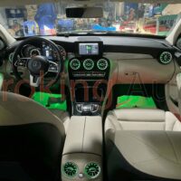 Công dụng của loa xoay 3D 64 màu Mercedes C180 AMG