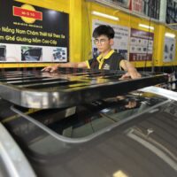 Lắp giá nóc sắt 1 tầng Oro 04