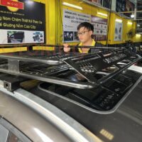 Lắp giá nóc sắt 2 tầng Oro 01