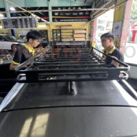 Lắp giá nóc sắt 2 tầng Oro 02