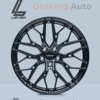 Mâm Lenso 18 Ventus đen mờ