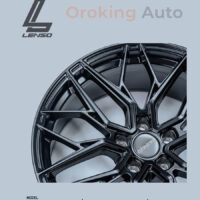 Mâm Lenso Satin Black 18 inch