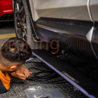 OroKing Auto - địa chỉ chuyên lắp đặt bệ bước điện tự động cho xe Hyundai Santafe 2024