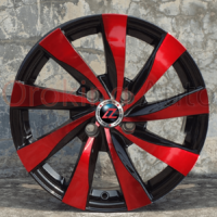 Oroking Auto - Địa chỉ độ Lazang CNC mẫu LZ126 màu đỏ uy tín và chất lượng