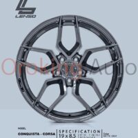 Mâm Lenso Conquista Corsa Matte Grey 19” Đẹp Mắt