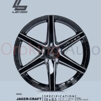 Mâm Lenso Jager Craft Glossy Black 18” Đẹp Mắt