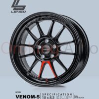 Mâm Lenso Venom 5 18” Đẹp Mắt