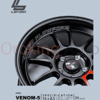 Mâm độ Lenso Venom 5 18″