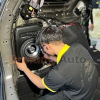 Thùng Lắp Loa Sub Hơi Cho Xe Hơi Kia Carnival