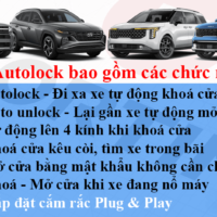 Auto Lock 6 Tính Năng Cho Hyundai Santafe 2024 Hàng Theo Xe bao gồm 6 tính năng khóa tự động cực kỳ thiết thực cho Hyundai Santafe 2024
