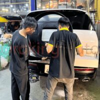 Phần đuôi xe mới của Hyundai Santafe 2025