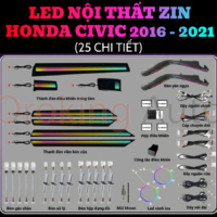 Led nội thất zin Honda Civic 2016 - 2021 lắp đặt ở đâu uy tín chất lượng?