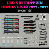 Led nội thất zin Honda Civic 2022 - 2023 lắp đặt ở đâu uy tín chất lượng?