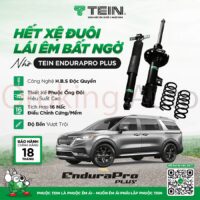 Giảm xóc Tein EnduraPro Plus đảm bảo độ tin cậy với bảo hành