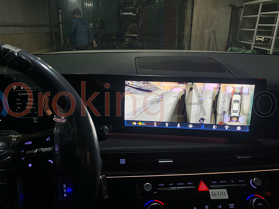 Camera 360 Cho Hyundai Santafe 2024 lắp zin
