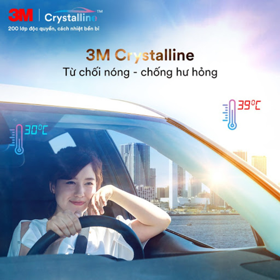 Dán phim cách nhiệt 3M cửa sổ trời