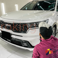 Hoàn thiện dán PPF chống xước siêu bóng ô tô