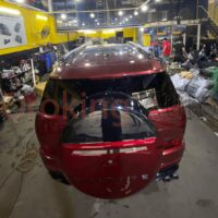 Đánh giá hộp lốp dự phòng Hyundai Santafe 2024 màu đỏ mận