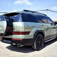 Hộp lốp dự phòng Hyundai Santafe 2024 màu xanh