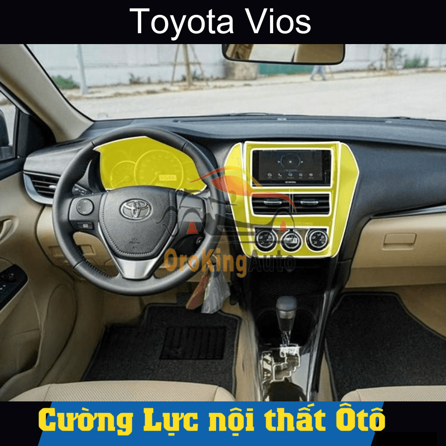 Dán PPF nội thất Toyota Vios