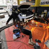 Bi gầm Hyundai Santafe hiệu A11 Pro tại Oroking Auto